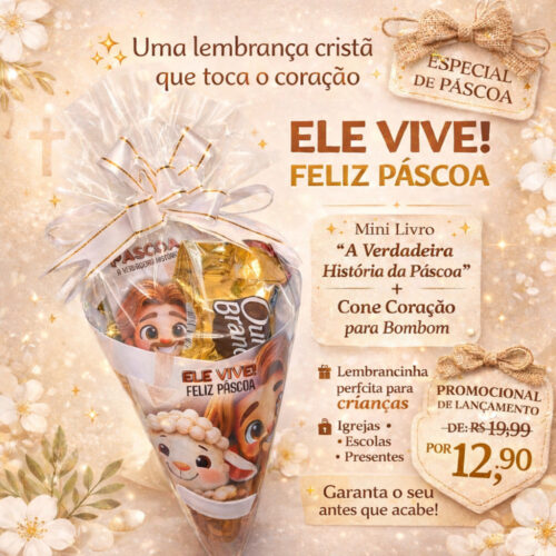 Arquivo - Livrinho + Cone - História da Páscoa