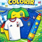Livro de Colorir Camisas da Copa do Mundo 2026