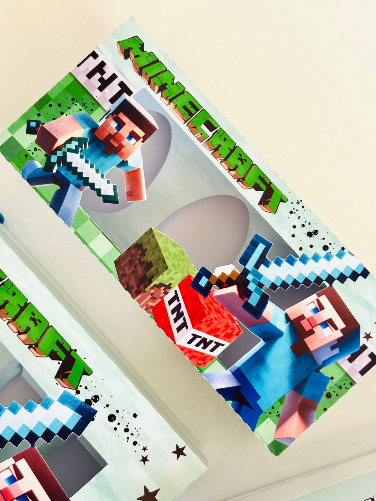 MINECRAFT Arquivo Caixa Trio de Ovinhos MINECRAFT - Imagem 1