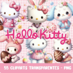 Kit Digital Hello Kitty Páscoa