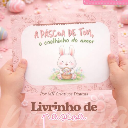 Livrinho Páscoa - Coelhinho Ton - PDF - Arquivo de Corte
