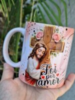 Arte Caneca Páscoa Jesus