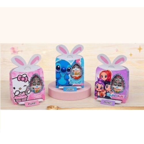 SACOLINHAS PORTA-KINDER DE PÁSCOA + PAGINAS DE COLORIR