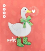 Arquivo de Corte em Camadas do Conjunto de Gansos Adoráveis - Imagem 3