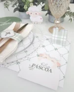Kit digital para mesa posta - Páscoa (Ovelhinha) - Imagem 3
