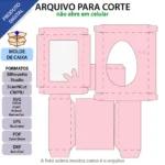 Arquivo Molde Caixinha Ovo Páscoa 350g