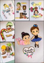 Combo Topos de Bolo Bebês fofinhos