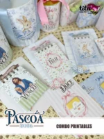 Páscoa 2026 - Combo Printables ( Coelhos + Jesus ) - Imagem 10