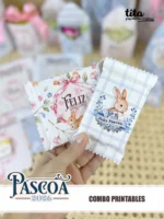 Páscoa 2026 - Combo Printables ( Coelhos + Jesus ) - Imagem 3