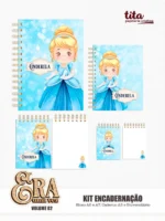 Era Uma Vez - Kit Encadernação - Volume 2 ( Cinderela, Moana e Rapunzel) - Imagem 2