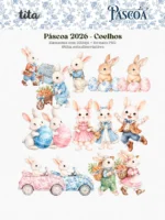 Páscoa 2026 - Combo Ilustrações Coelhos - Imagem 7