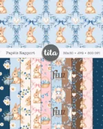 Páscoa 2026 - Combo Ilustrações Coelhos - Imagem 4