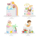 Arquivo de corte Topo de Bolo Combo Verão