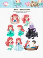 Era Uma Vez - Volume 1 ( Ariel + Bela + Branca de Neve) - Imagem 4