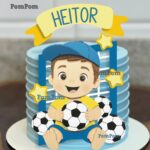 Arquivo de Corte Topo de Bolo Futebol
