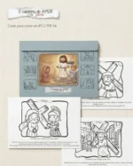 Kit Pronto para Imprimir: Cards A6 VIA Sacra para crianças