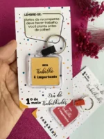 Arquivo digital _ Cartão com chaveiro _ DIA DO TRABALHO - Imagem 2