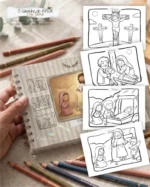 PDF Livro de Colorir: A caminho do AMOR Via Sacra para Crianças - Imagem 9