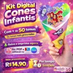 Moldes Cones Infantis