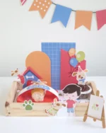 Kit digital para cesta/mesa posta - Cachorrinho Menino