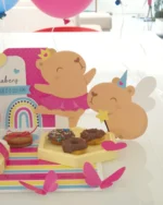 Kit digital para cesta/mesa posta - Capivara Menina - Imagem 3