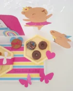 Kit digital para cesta/mesa posta - Capivara Menina - Imagem 2