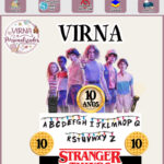 Arquivo de Corte Topo de Bolo Stranger Things