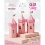ARQUIVO DE CORTE CAIXA TORRE LEMBRANCINHA PRINCESAS
