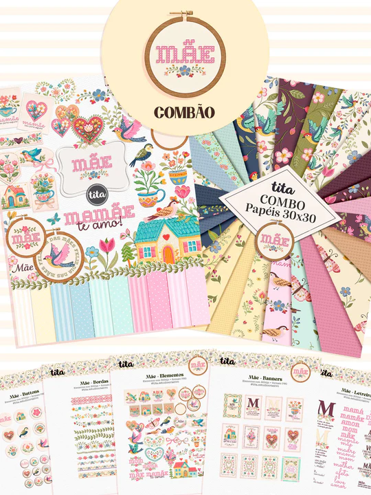 COMB_AO_540x Mãe 2026 - Combão Ilustrações + Papéis - Imagem 1
