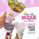 ARQUIVO DE CORTE BUQUÊ PARA CHOCOLATES