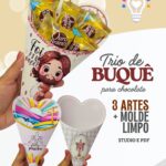 ARQUIVO DE CORTE BUQUÊ PARA CHOCOLATES