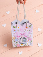 MINI SACOLA CORAÇÃO Dia das Mães – Arquivo Digital - Imagem 3