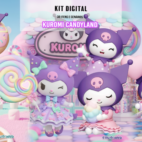Kit Digital Kuromi