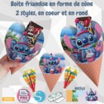 Molde Caixa Cone Stitch