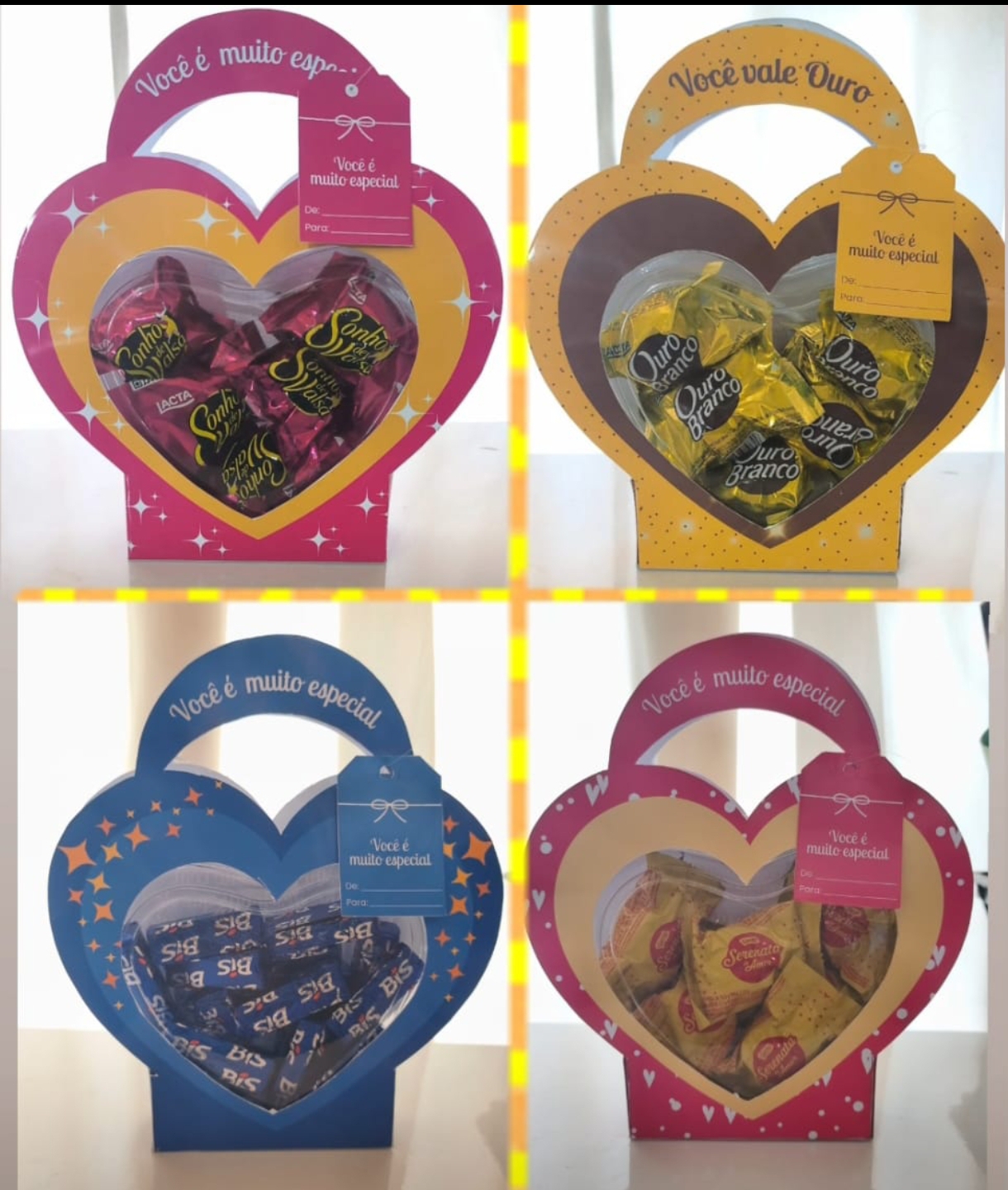 Sacolinha Coração para chocolates Sacolinha Coração para chocolates - Imagem 1