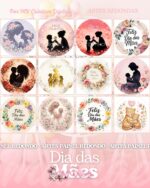 Arte Painel Dia das Mães - Redondas - Imagem 3