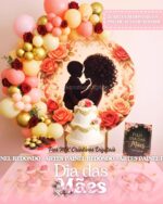Arte Painel Dia das Mães - Redondas