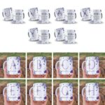 Arte Digital para Caneca Alfabeto Floral Lilás