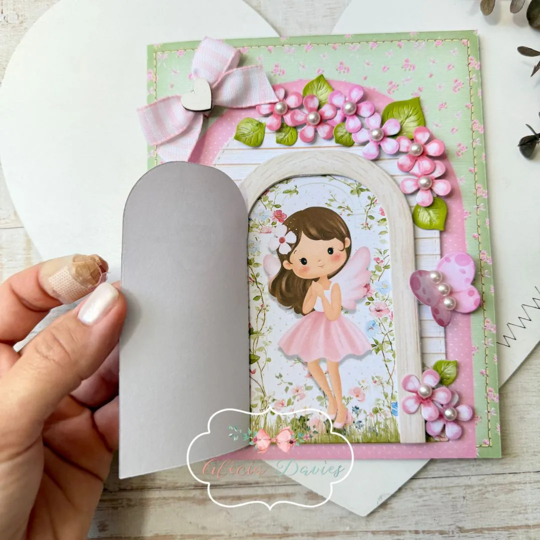 ARTE CARTÃO PORTA PORTINHA DE FADA - Imagem 3