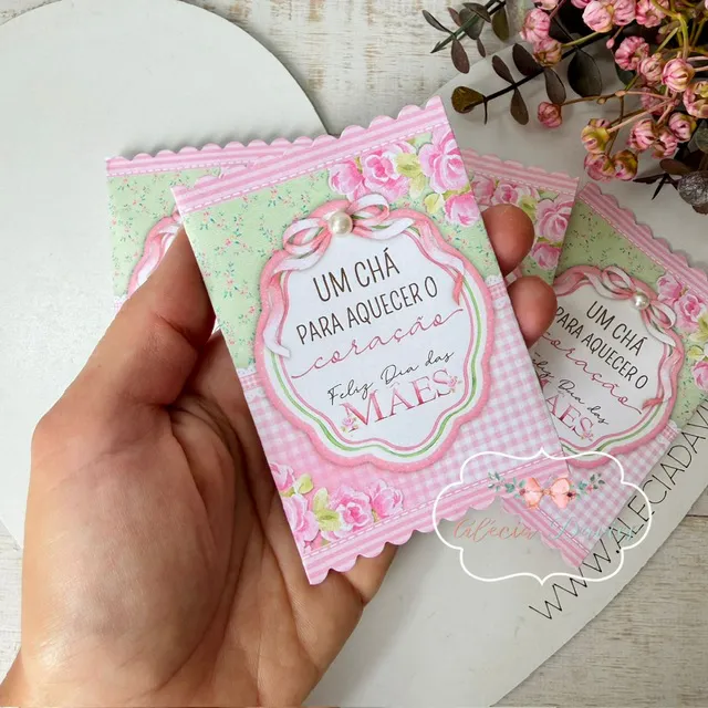 ARTE SACHÊ DE CHÁ BELA MÃE - Imagem 5