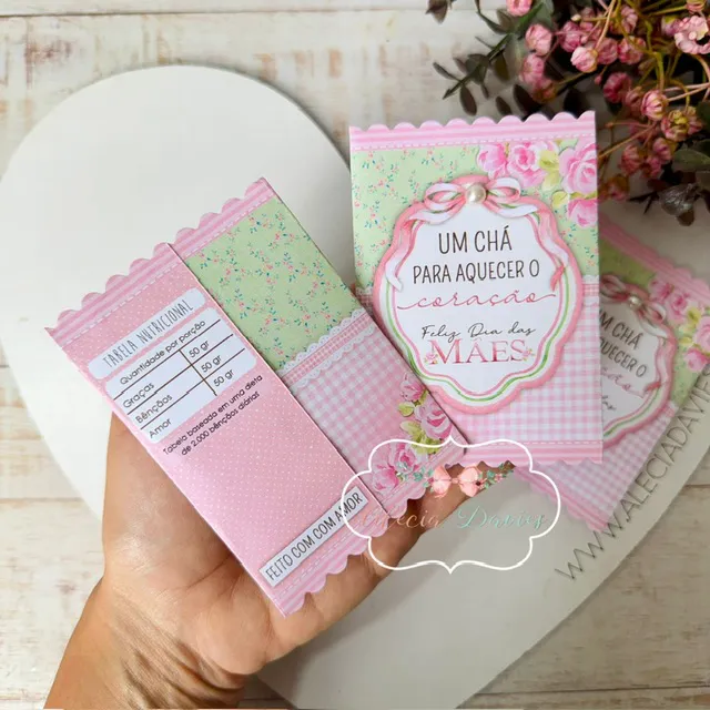 ARTE SACHÊ DE CHÁ BELA MÃE - Imagem 3