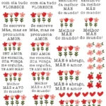Arte Digital Dia das Mães 2026 Flores e Frases ( folha A4)