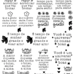 Arte Digital Frases Minimalistas ( tamanho folha A4)