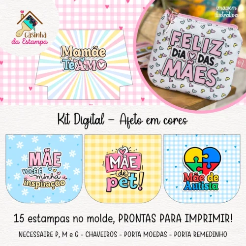 Kit Digital - Afeto em Cores