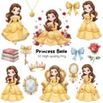 Kit Digital Princesa Bella