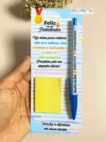 Arquivo digital _ CARTÃO PARA CANETA E POST IT _ DIA DO TRABALHO _ COLABORADORES - Imagem 2