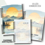 KIT DIGITAL CADERNO PARA ANOTAÇÕES - CONGRESSO 2026 - FELICIDADE ETERNA - Imagem 3
