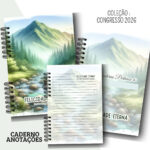 KIT DIGITAL CADERNO PARA ANOTAÇÕES - CONGRESSO 2026 - FELICIDADE ETERNA - Imagem 2