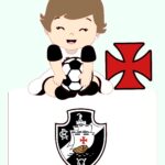 Arquivo de Corte Topo de Bolo Time de Futebol Menina