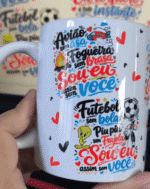Arte para Caneca SOU EU ASSIM SEM VOCÊ - Imagem 2